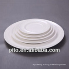 P &amp; T porcelana facoty redondo placas de cerámica, plato de servir, platos de porcelana